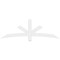 Ekena Millwork Alberta Architectural Grade PVC Gable Bracket, 72"W x 24"H x 2"D x 4"F, 8/12 Pitch GBP072X24X0204ALB00 - alternate 4
